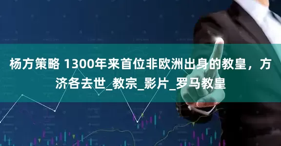 杨方策略 1300年来首位非欧洲出身的教皇，方济各去世_教宗_影片_罗马教皇
