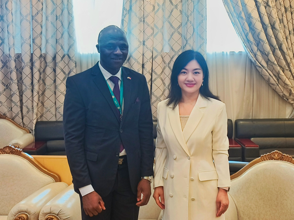 涨中宝 外交部礼宾司副司长王敏履新中国驻多哥大使